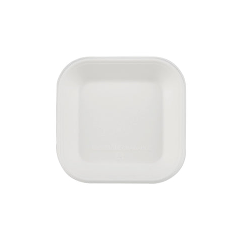 50 Pieces Biodegradable 5.5 Inch Square Tray