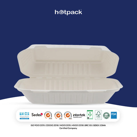 Clamshell Multipurpose Rectangular Takeaway Container