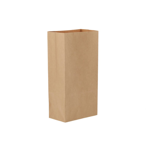 250 Pieces Square Bottom Brown Paper Bag 240X120X360 mm