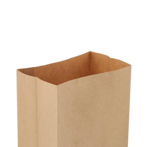 500 Pieces Square Bottom Brown Paper Bag 180X110X315 mm