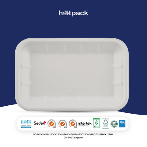 Rectangular Biodegradable Tray