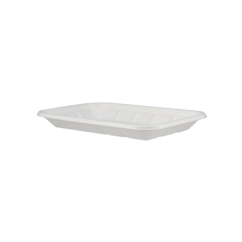 1000 Pieces Biodegradable Tray - Natural Disposable | Eco-Friendly & Compostable