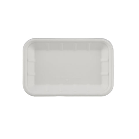 1000 Pieces Biodegradable Tray - Natural Disposable | Eco-Friendly & Compostable