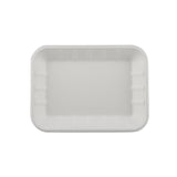 500 Pieces Biodegradable Hinged Tray 9.5 x 7 Inch - Natural Disposable | Eco-Friendly & Compostable