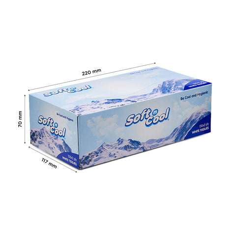 30 Boxes Soft N Cool Facial Tissue 150 Sheets x 2 Ply